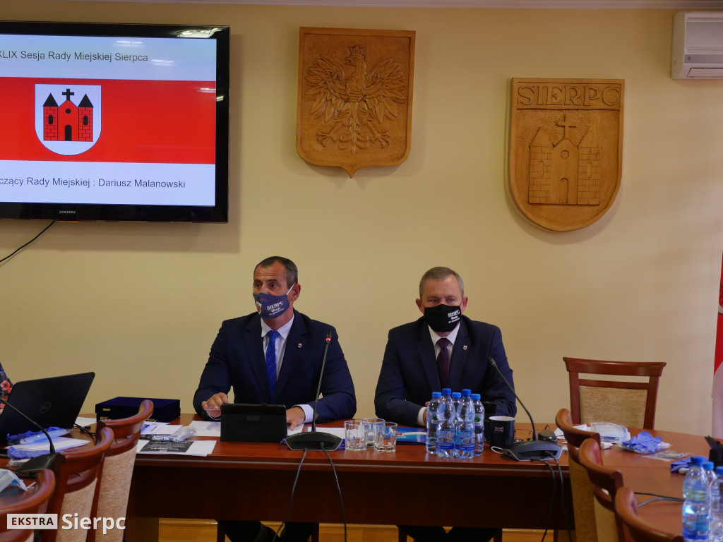 49. sesja Rady Miejskiej w Sierpcu
