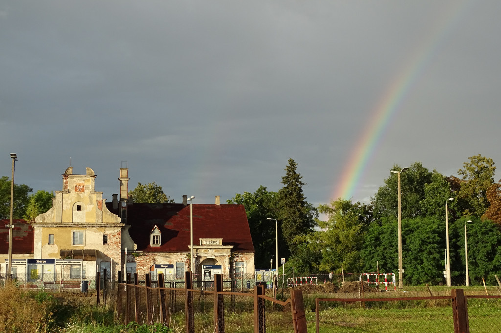 Tęcza nad Sierpcem