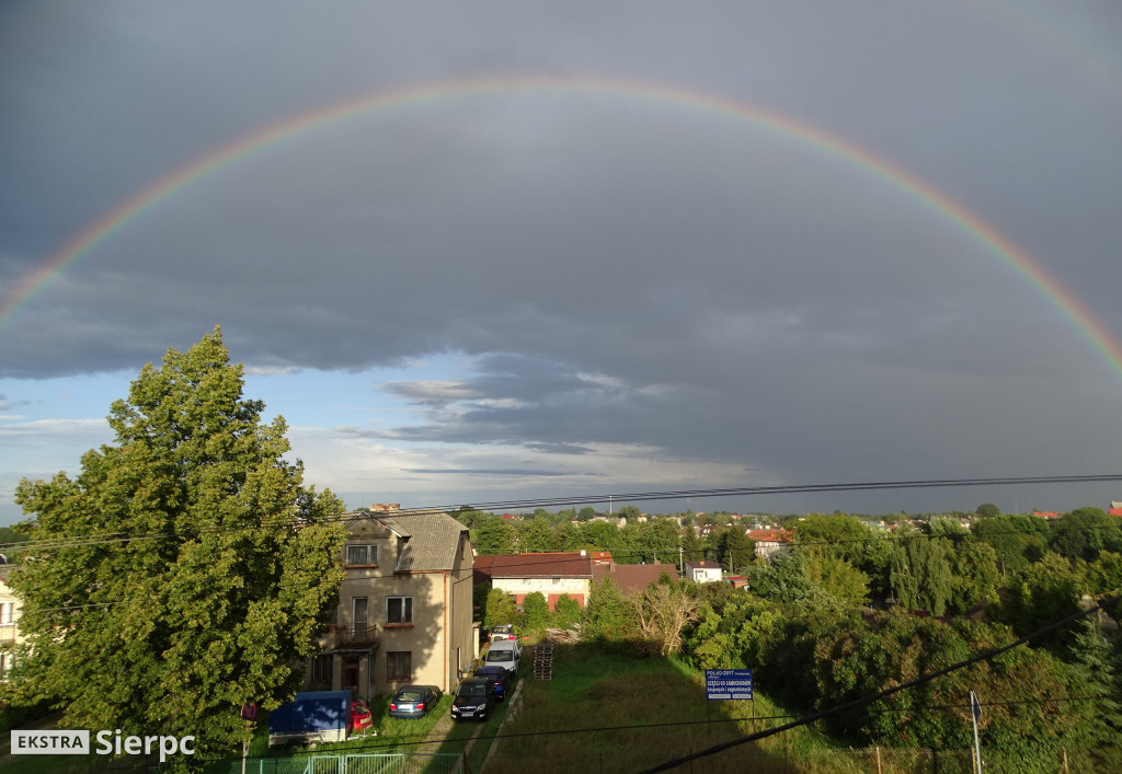 Tęcza nad Sierpcem