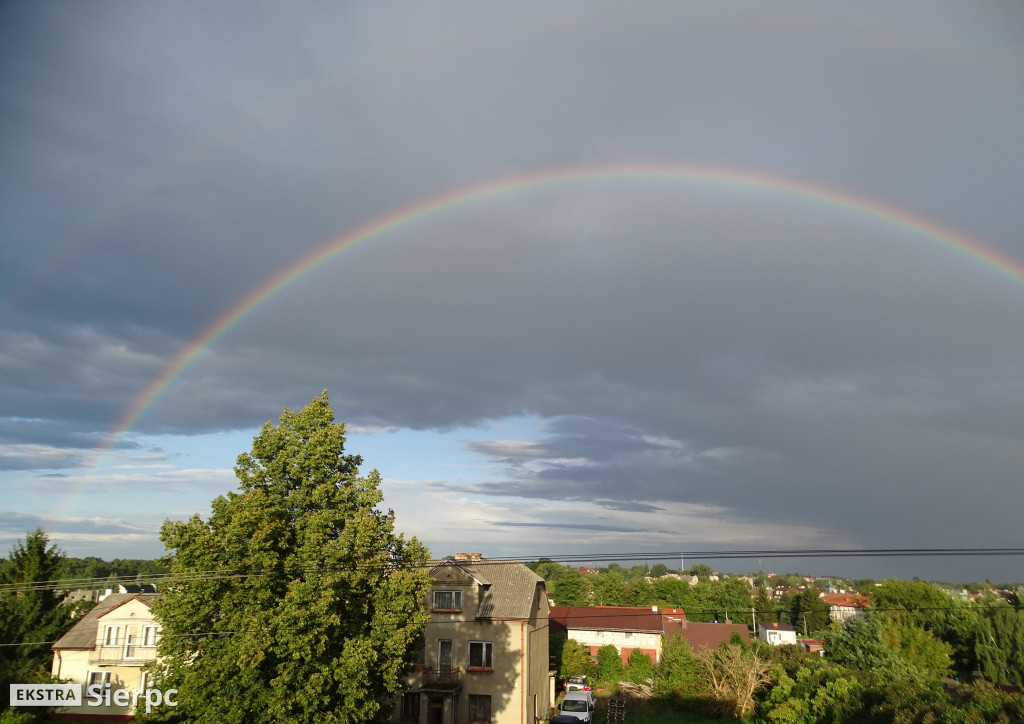 Tęcza nad Sierpcem