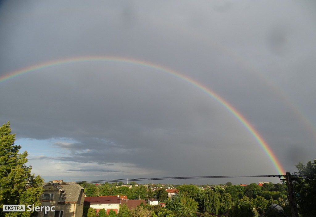 Tęcza nad Sierpcem
