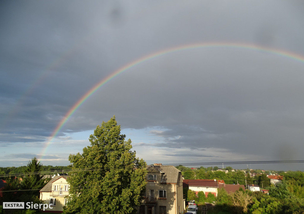 Tęcza nad Sierpcem