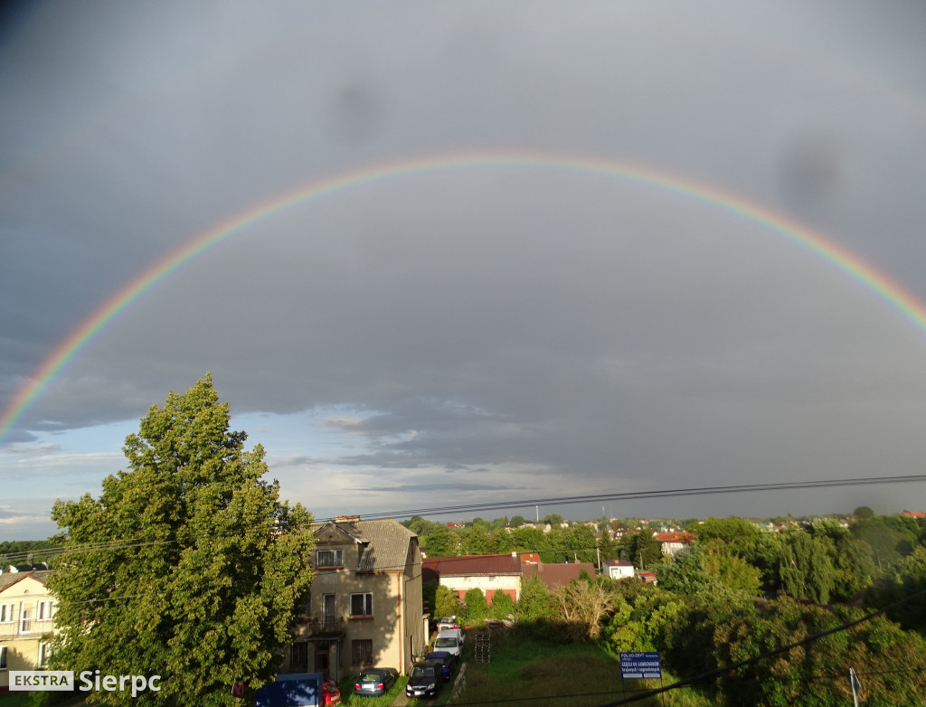 Tęcza nad Sierpcem