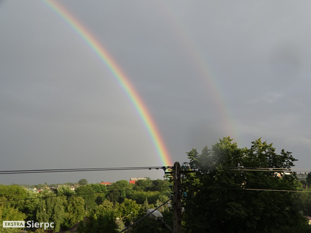 Tęcza nad Sierpcem