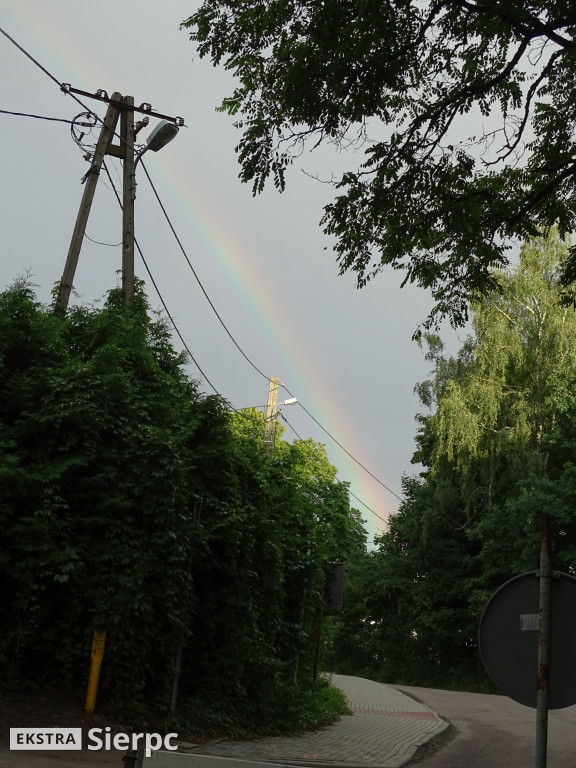 Tęcza nad Sierpcem