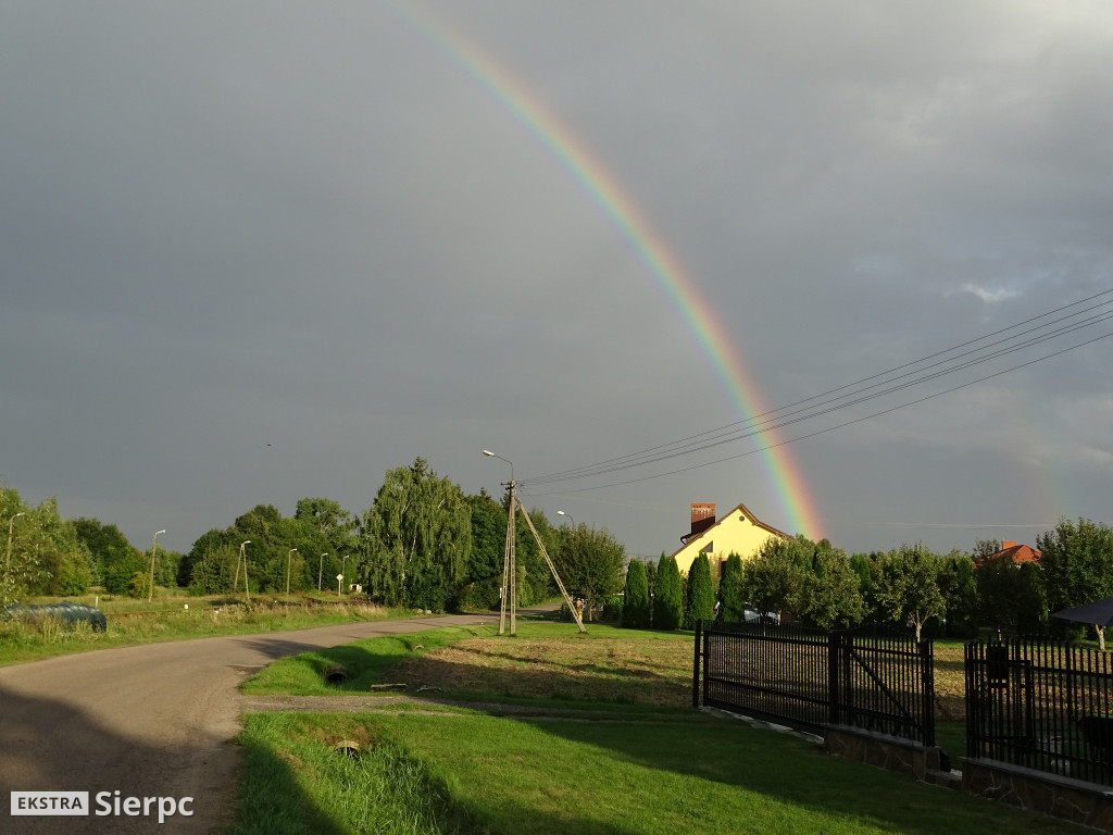 Tęcza nad Sierpcem