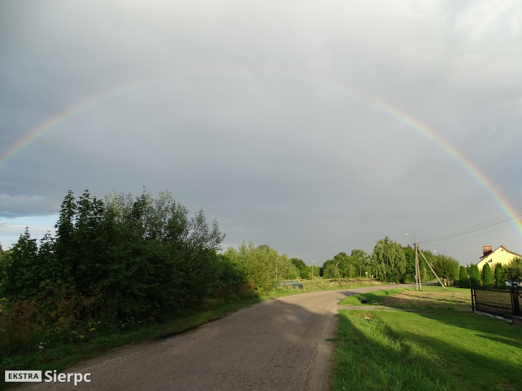 Tęcza nad Sierpcem