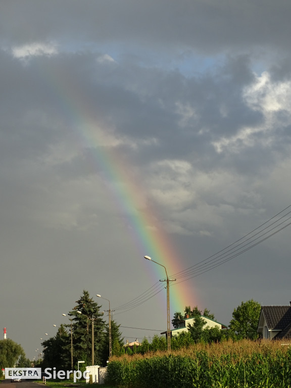 Tęcza nad Sierpcem