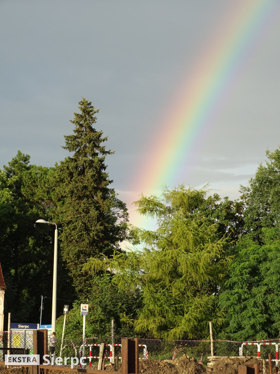 Tęcza nad Sierpcem