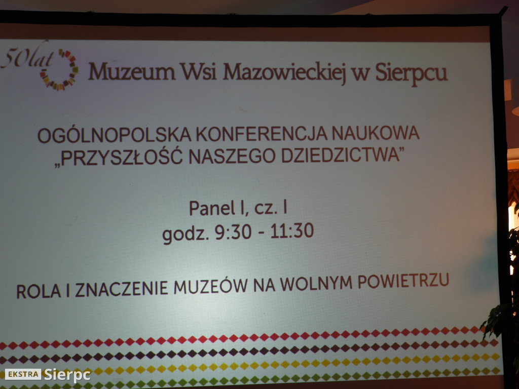 Konferencja w skansnie