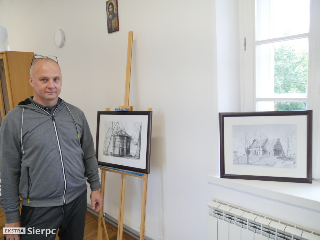 Malarze u sióstr benedyktynek w Sierpcu