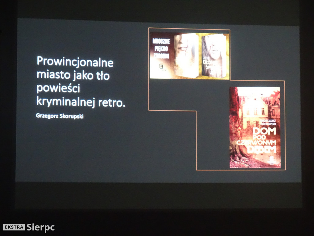 Spotkanie z autorem kryminałów retro