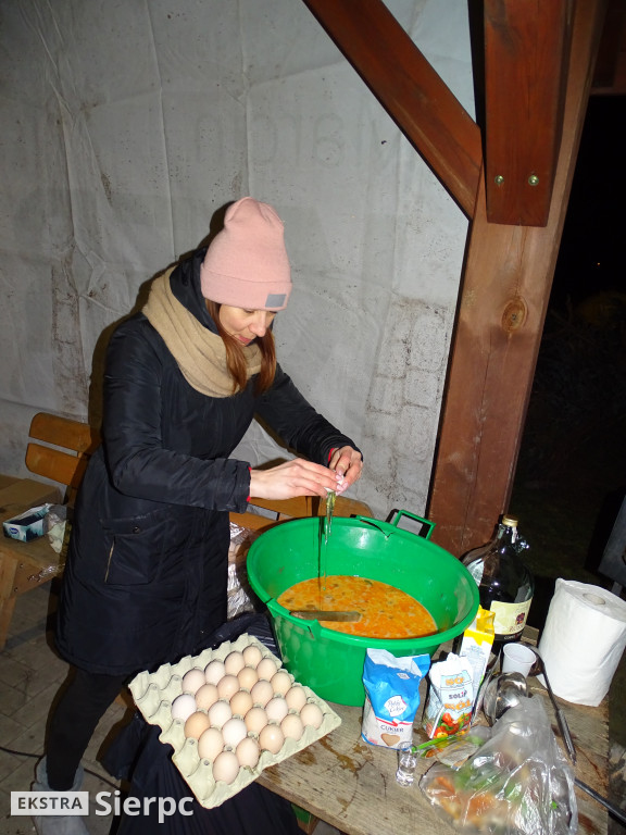 Palenie choinki na Zatorzu