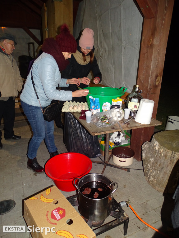 Palenie choinki na Zatorzu