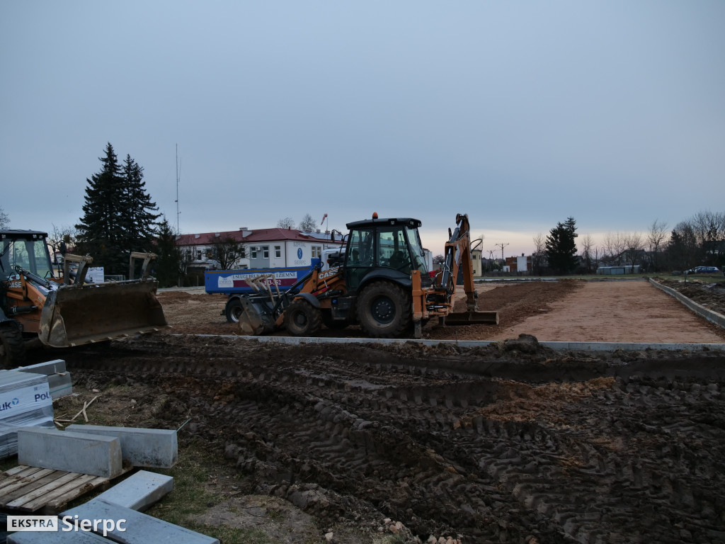 Budowa parkingu przy szpitalu