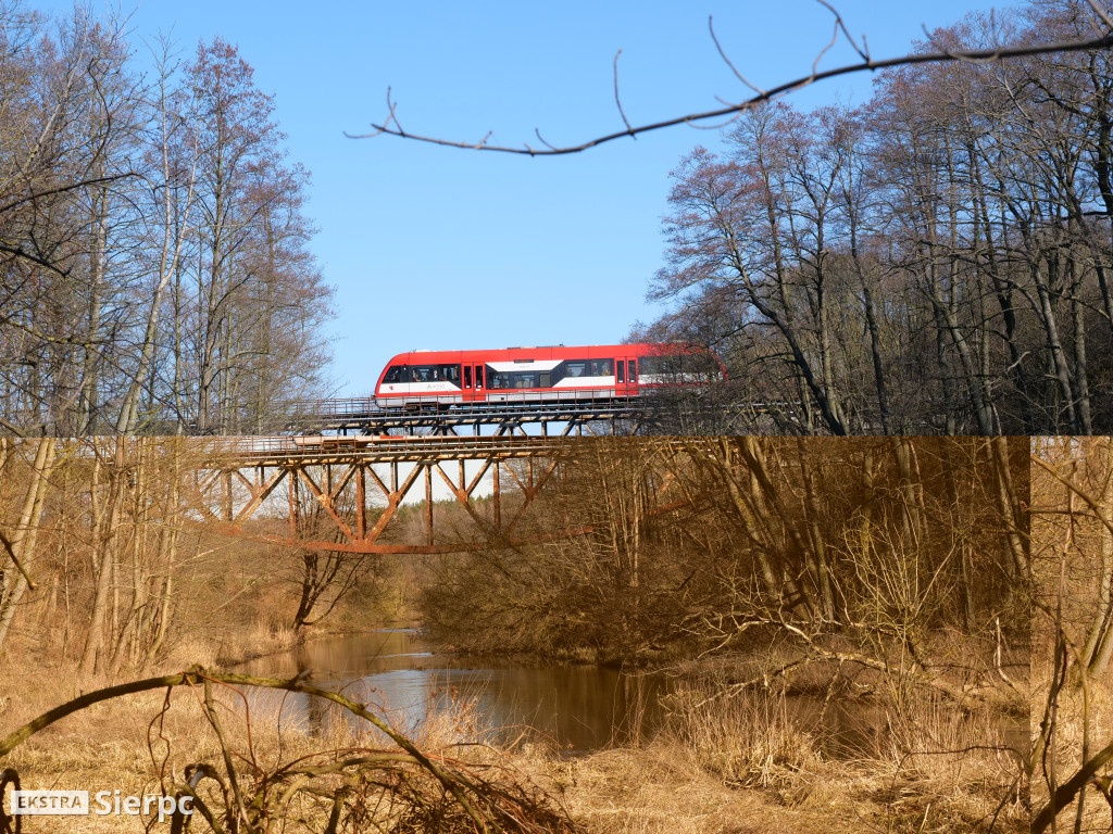 Pociąg nad Skrwą