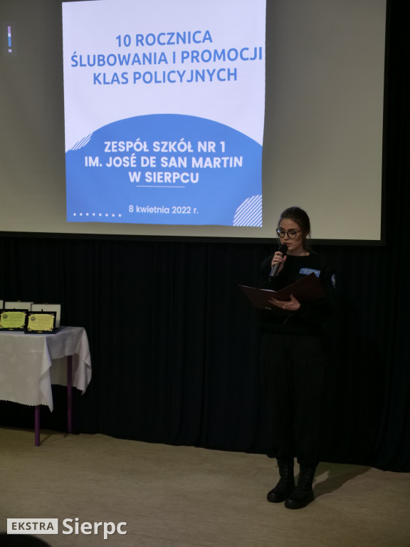 Ślubowanie i promocja klas policyjnych