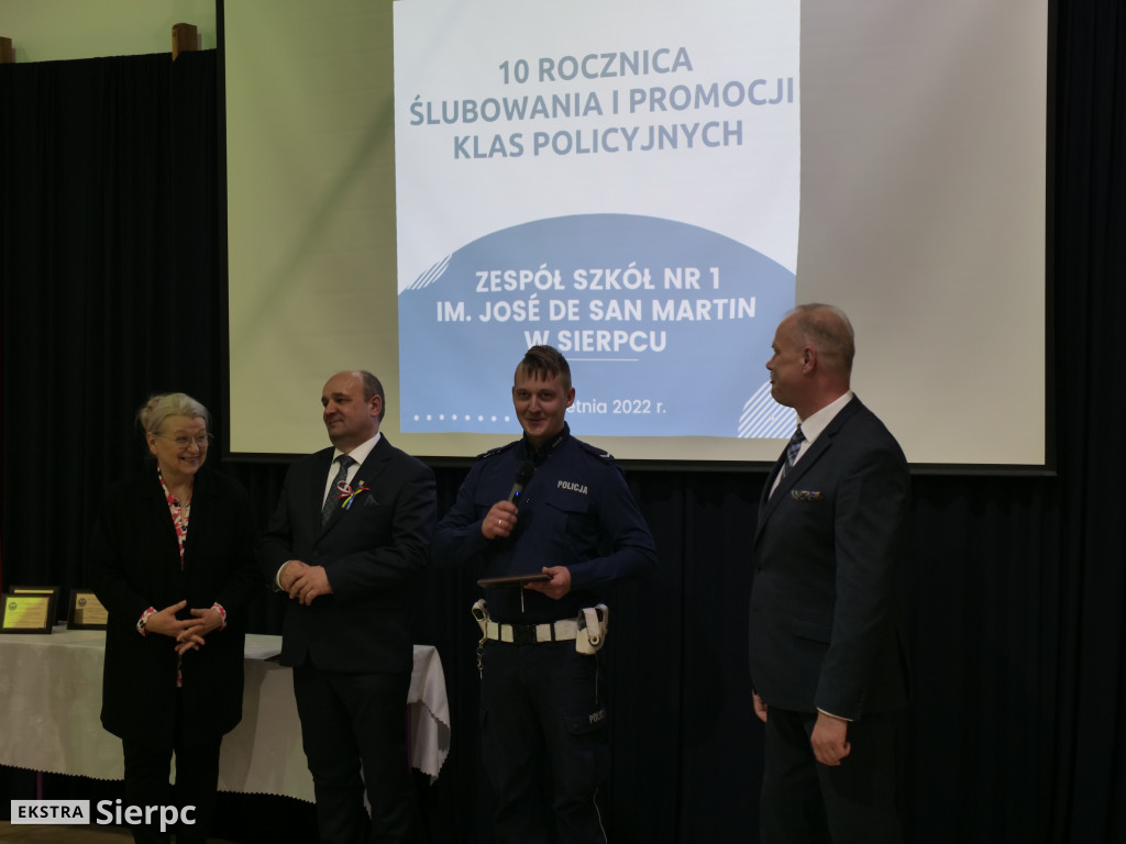 Ślubowanie i promocja klas policyjnych