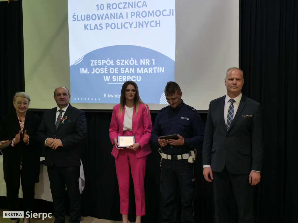 Ślubowanie i promocja klas policyjnych