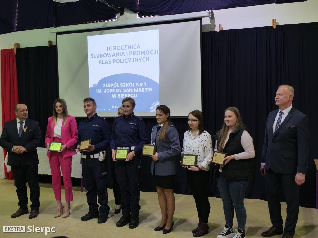 Ślubowanie i promocja klas policyjnych