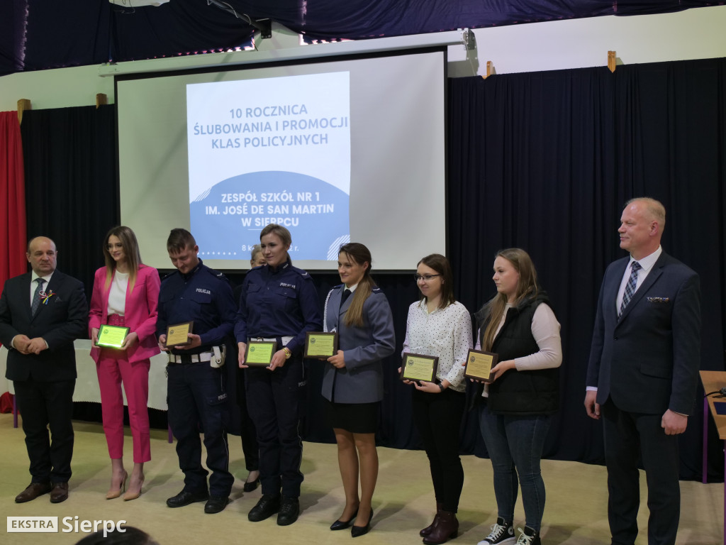 Ślubowanie i promocja klas policyjnych