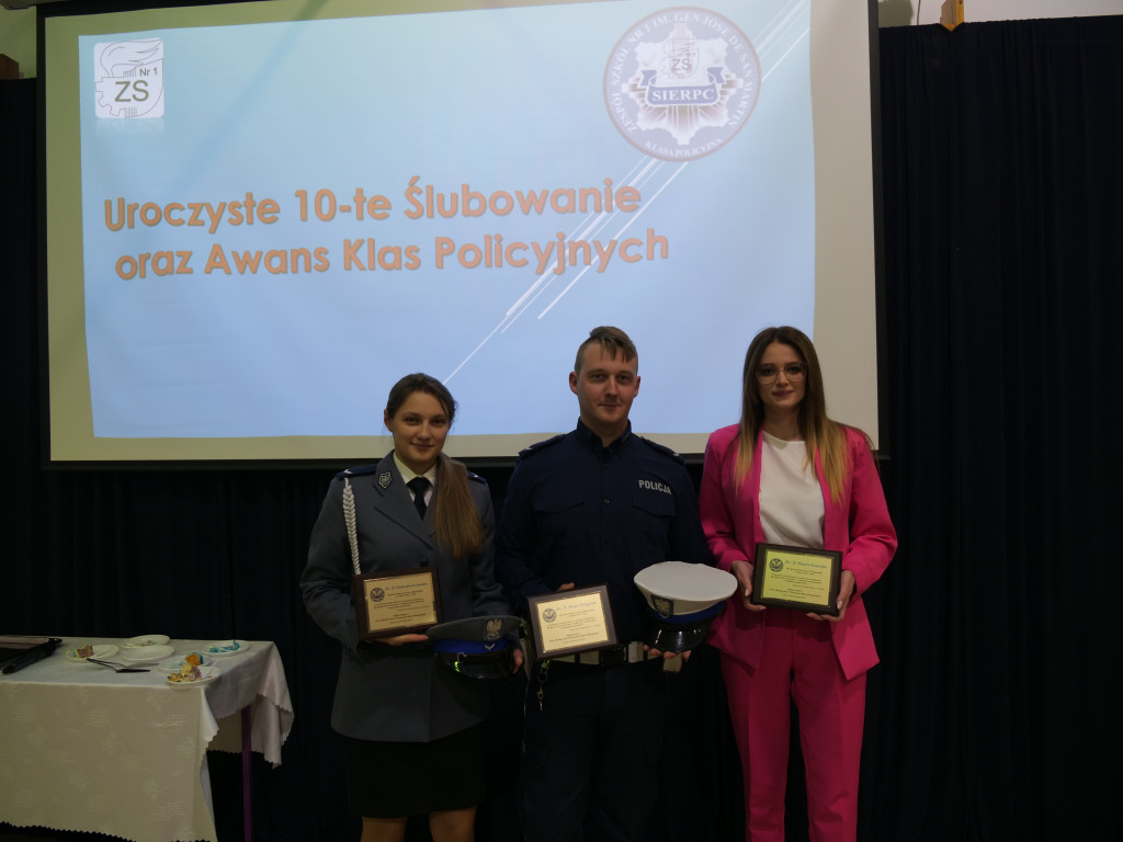 Ślubowanie i promocja klas policyjnych