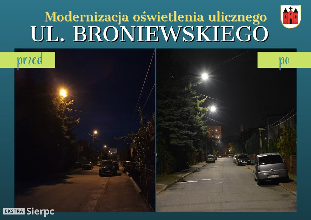 Modernizacja oświetlenia w Sierpcu