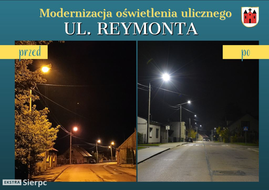 Modernizacja oświetlenia w Sierpcu