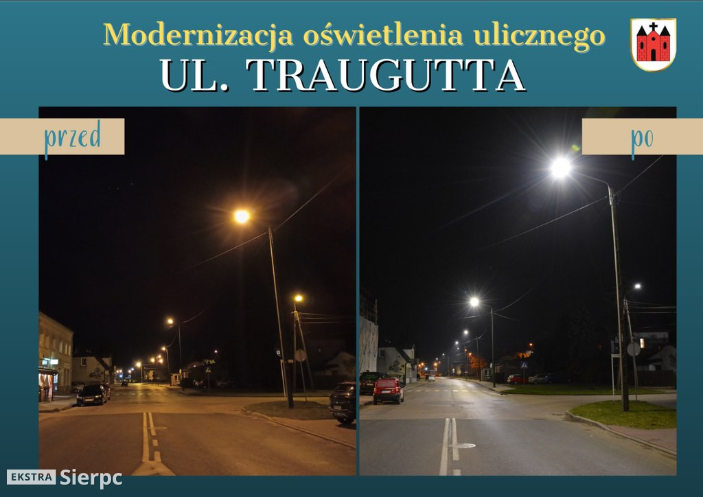 Modernizacja oświetlenia w Sierpcu