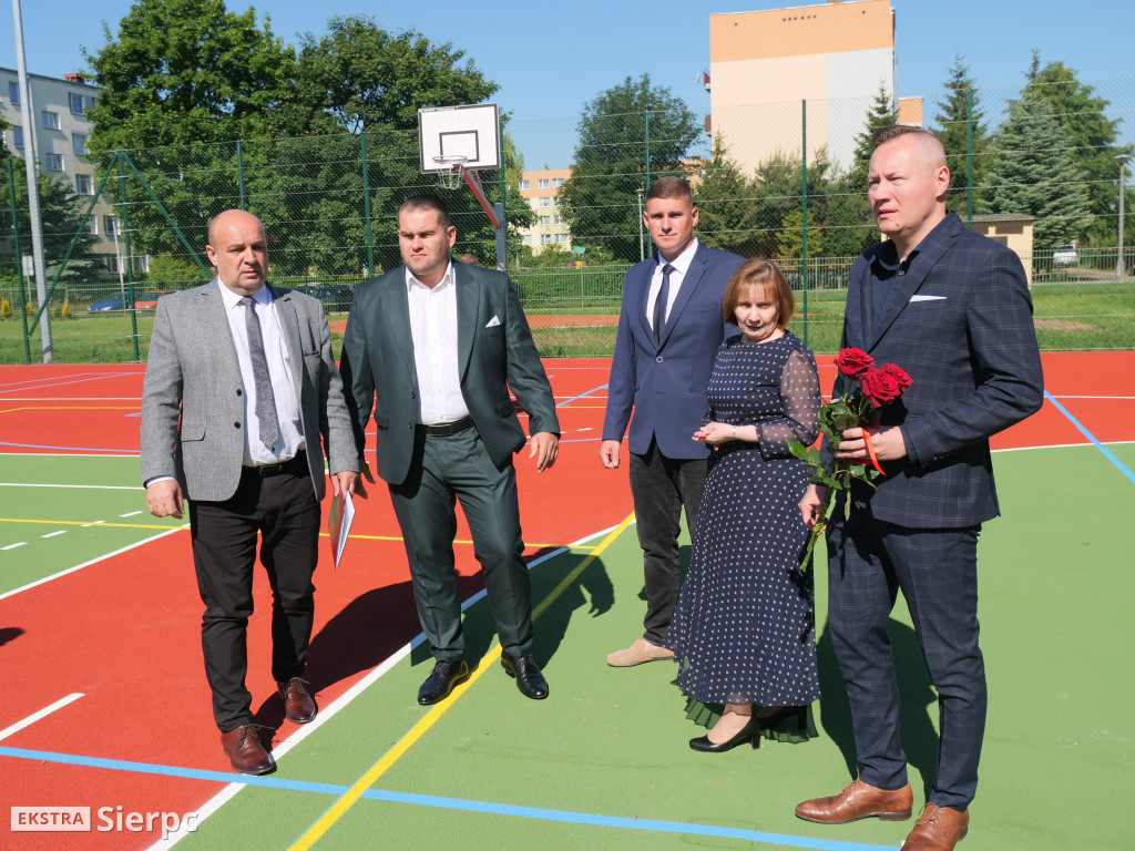 Odbiór techniczny boiska przy LO