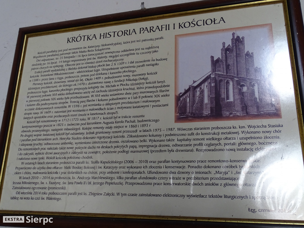 Kościół w Łęgu Probostwie