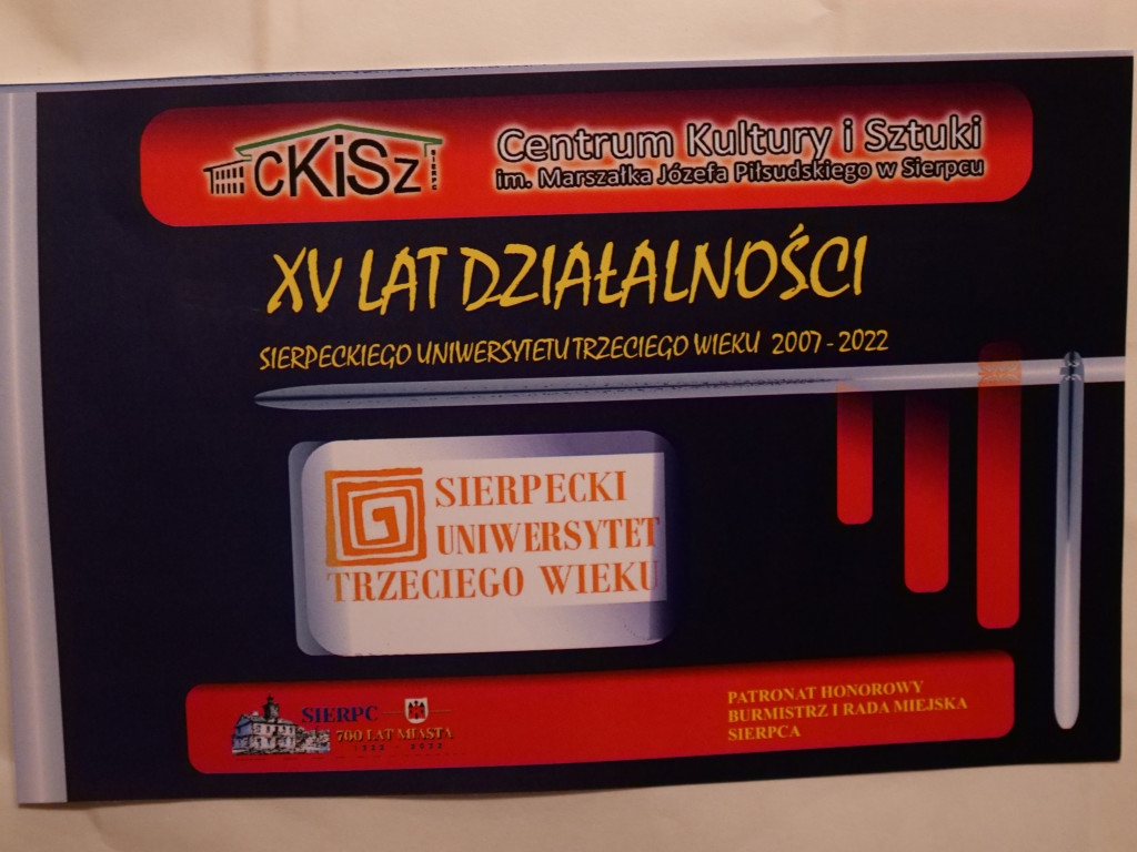 XV lat Sierpeckiego Uniwersytetu Trzeciego Wieku