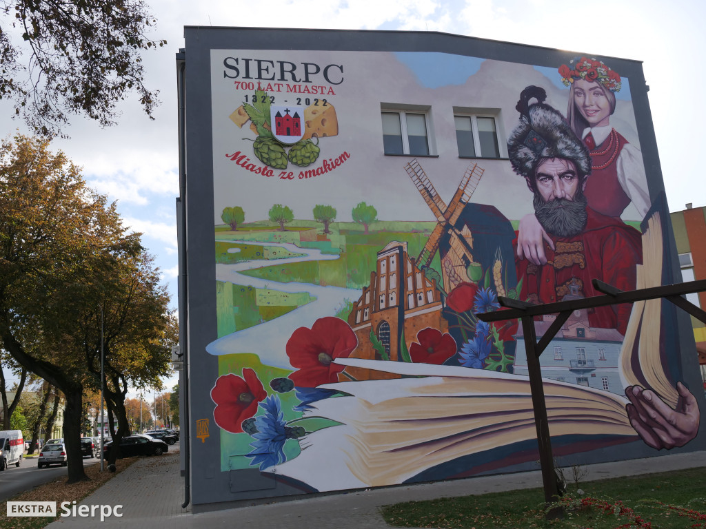 Mural na bibliotece