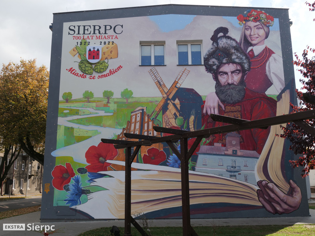 Mural na bibliotece