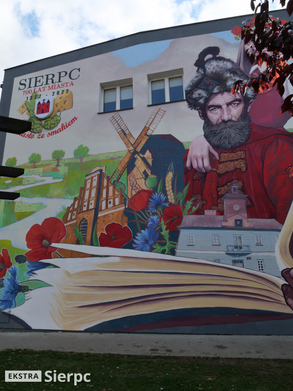 Mural na bibliotece