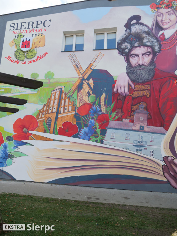Mural na bibliotece