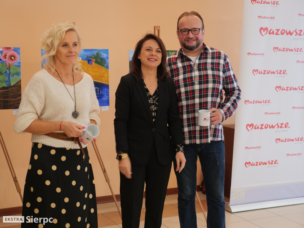 Wystawa prac młodzieży w skansenie