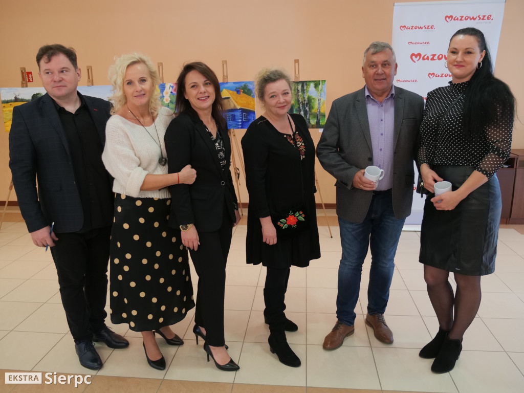 Wystawa prac młodzieży w skansenie
