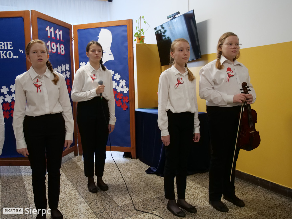 Święto Niepodległości w I Prywtanej SP w Sierpcu