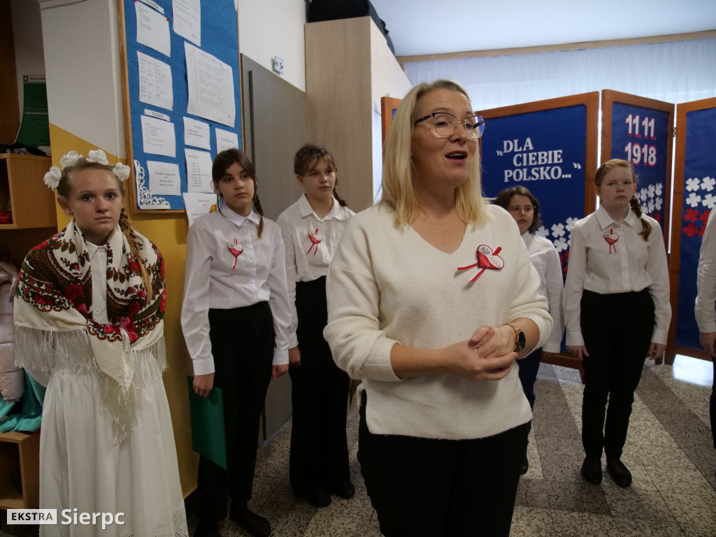 Święto Niepodległości w I Prywtanej SP w Sierpcu