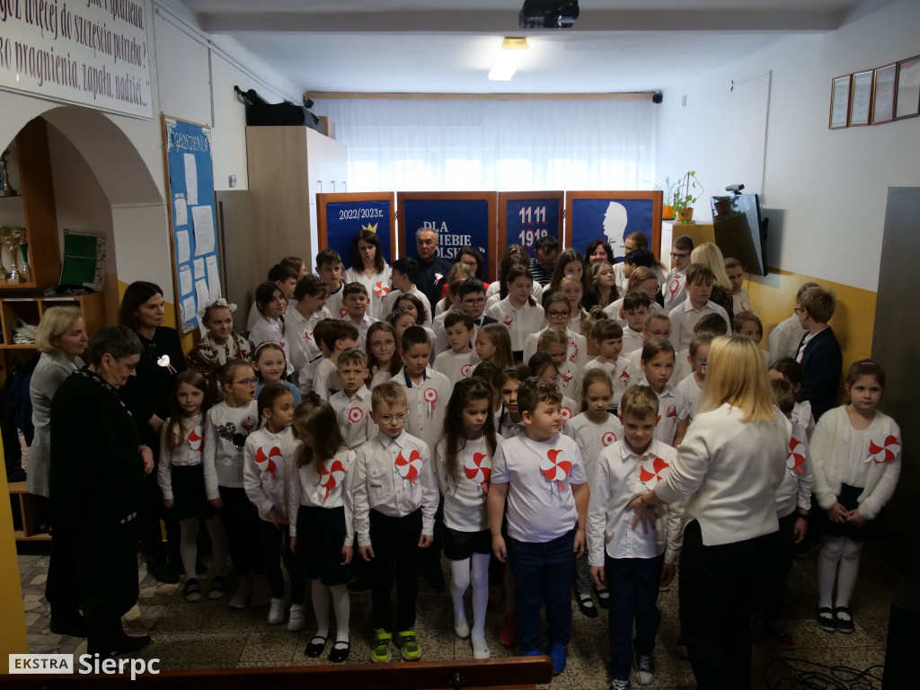 Święto Niepodległości w I Prywtanej SP w Sierpcu