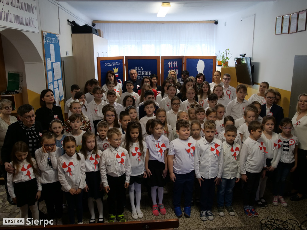 Święto Niepodległości w I Prywtanej SP w Sierpcu