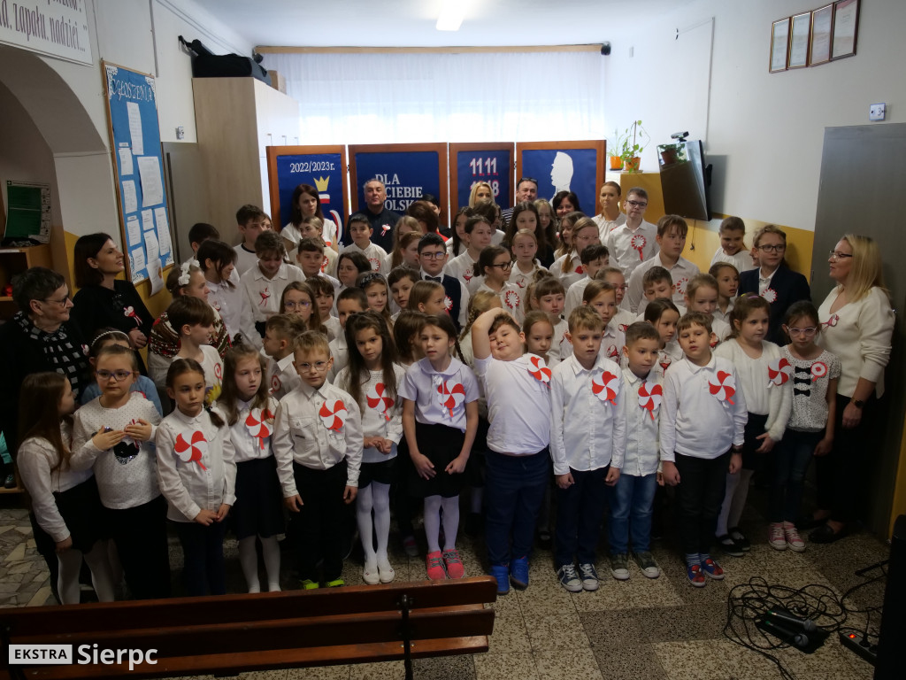 Święto Niepodległości w I Prywtanej SP w Sierpcu