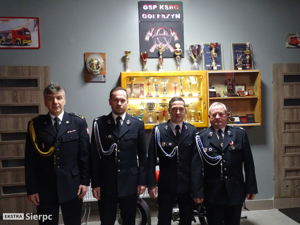Zebranie strazaków OSP Goleszyn