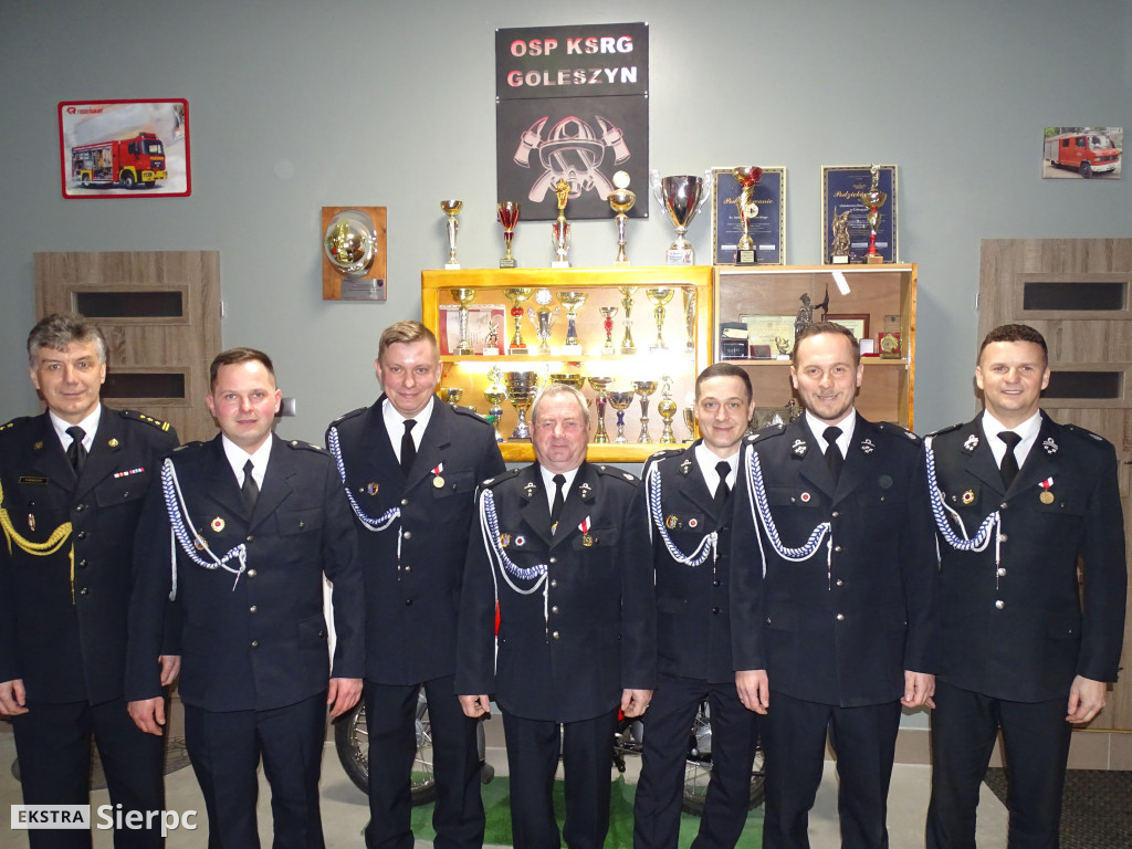 Zebranie strazaków OSP Goleszyn