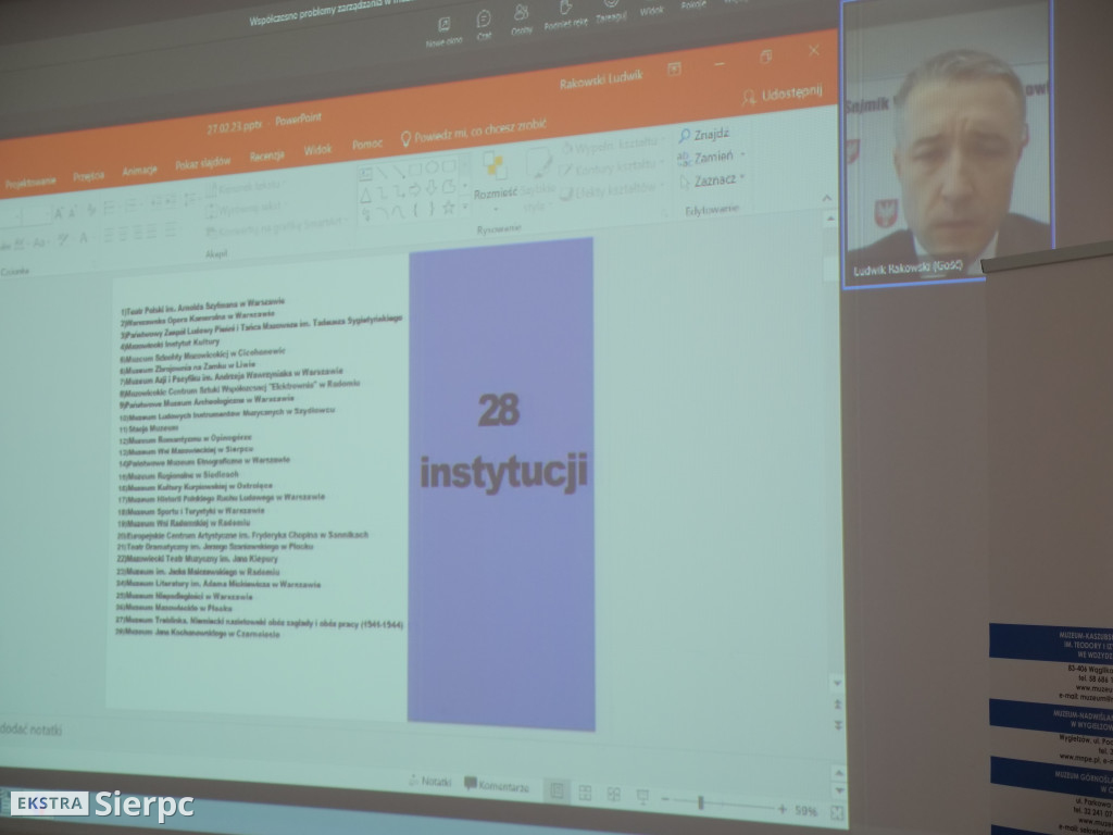 Konferencja w skansenie