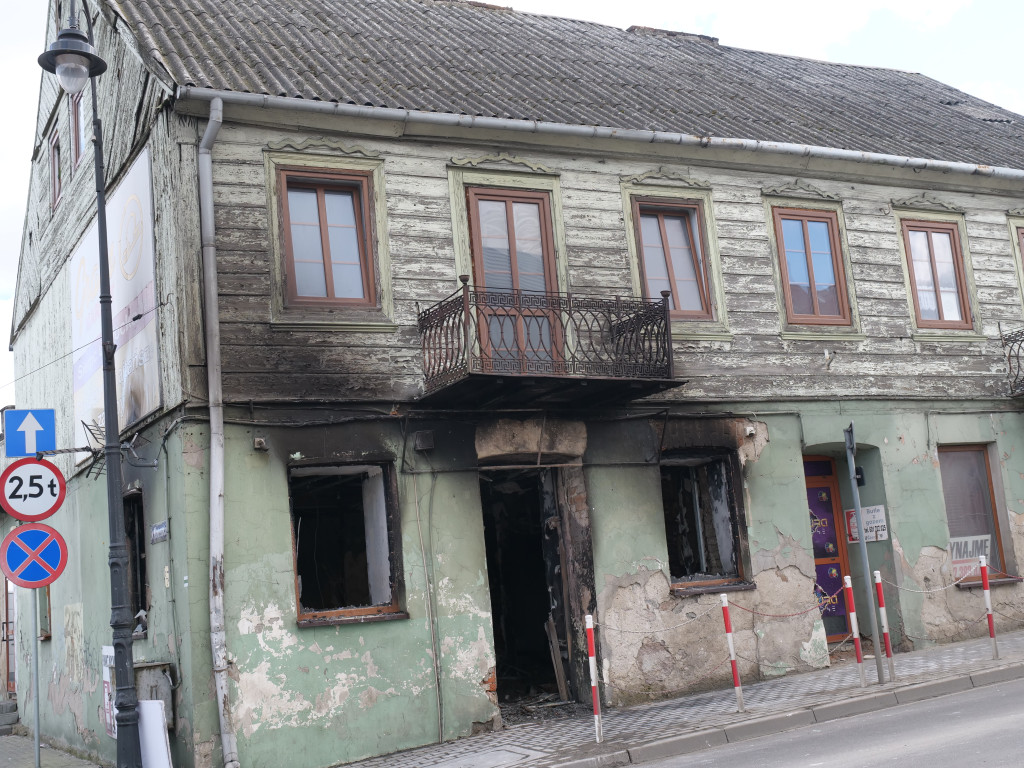Pożar w Sierpcu
