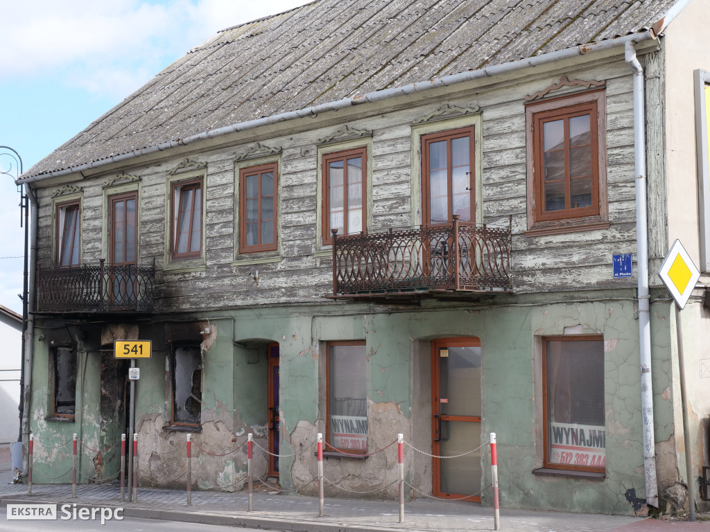 Pożar w Sierpcu