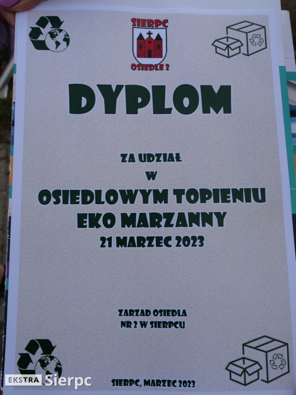 Osiedlowe topienie ekomarzanny