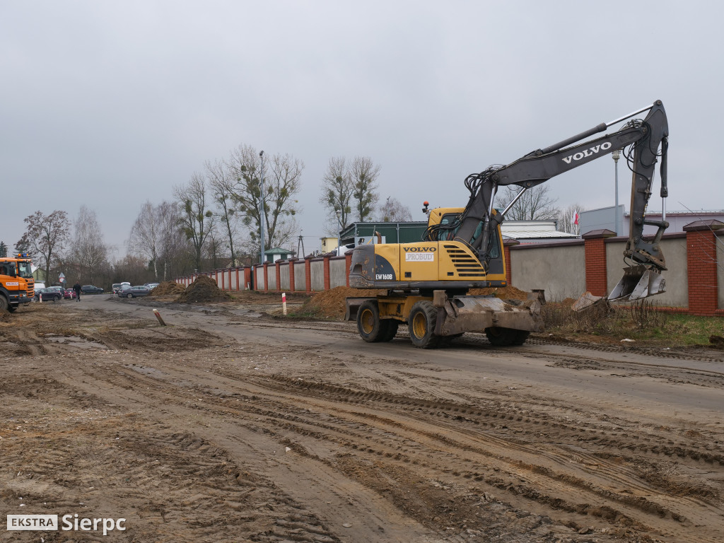 Kolejna ulicy w Sierpcu remontowana